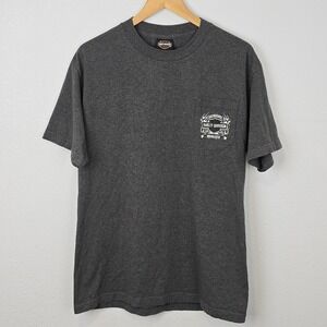 Vintage Harley-Davidson Northwest Olympia WA Pocket T-Shirt – Size L Tall – Gray
